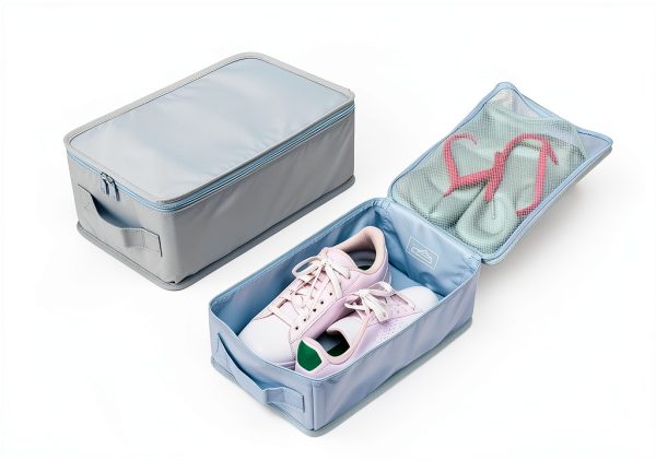 Travel Shoe Bag JJ POWER SB02203 Waterproof Nylon Foldable Sea Blue-3